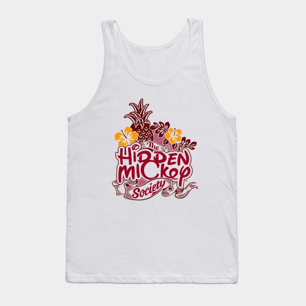 3-Color Polynesian HMS Logo Tank Top by hiddenmickeysociety